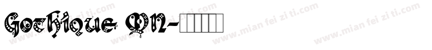 Gothique MN字体转换